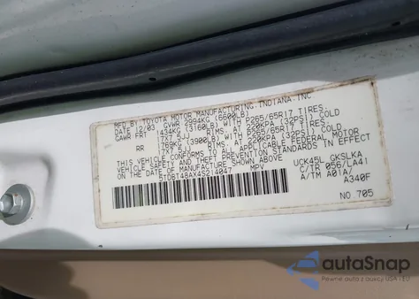 2004 Toyota Sequoia Limited V8 from USA, damaged, VIN 5TDBT48AX4S214047